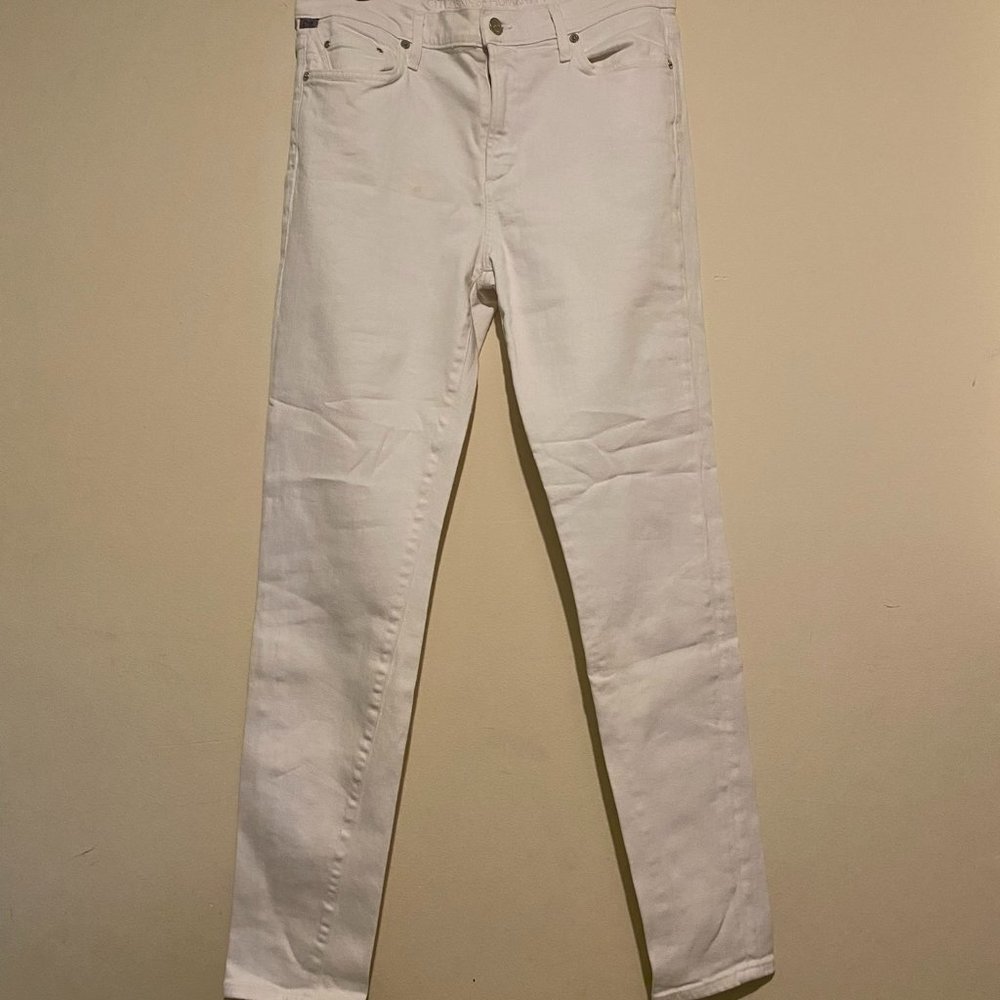 White Citizens of Humanity Rocket High Rise Skinny Jeans, size 31